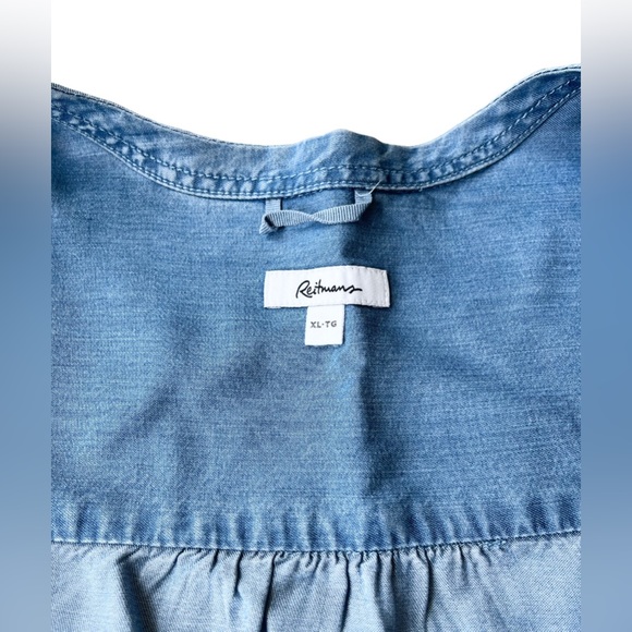 Reitmans Women’s Button Jeans Shirt - Picture 6 of 9